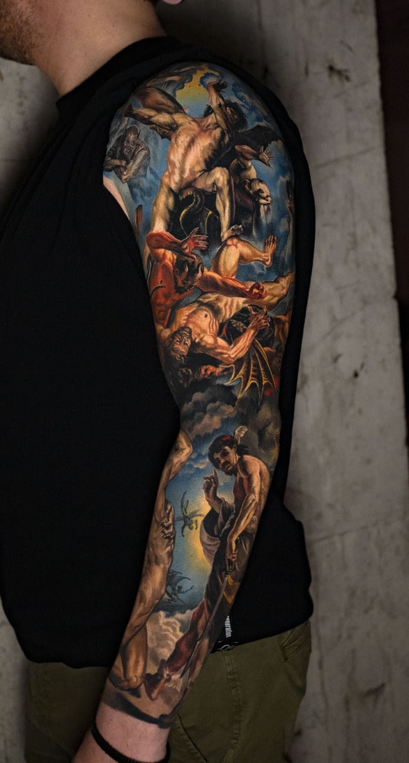 christos zorbas tattoo realistic